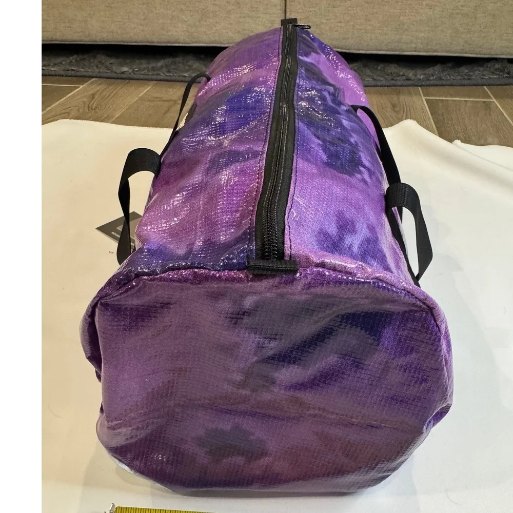 Rareform‎ Duffel Bag Unisex Purple NEW Repurposed Billboard Vinyl One of a Kind
